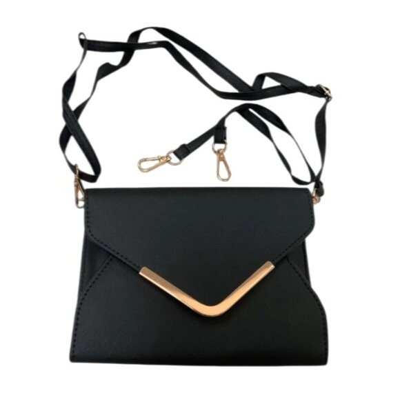 Pandora Black Convertible Crossbody, Wristlet, or Clutch Purse New - Picture 11 of 13